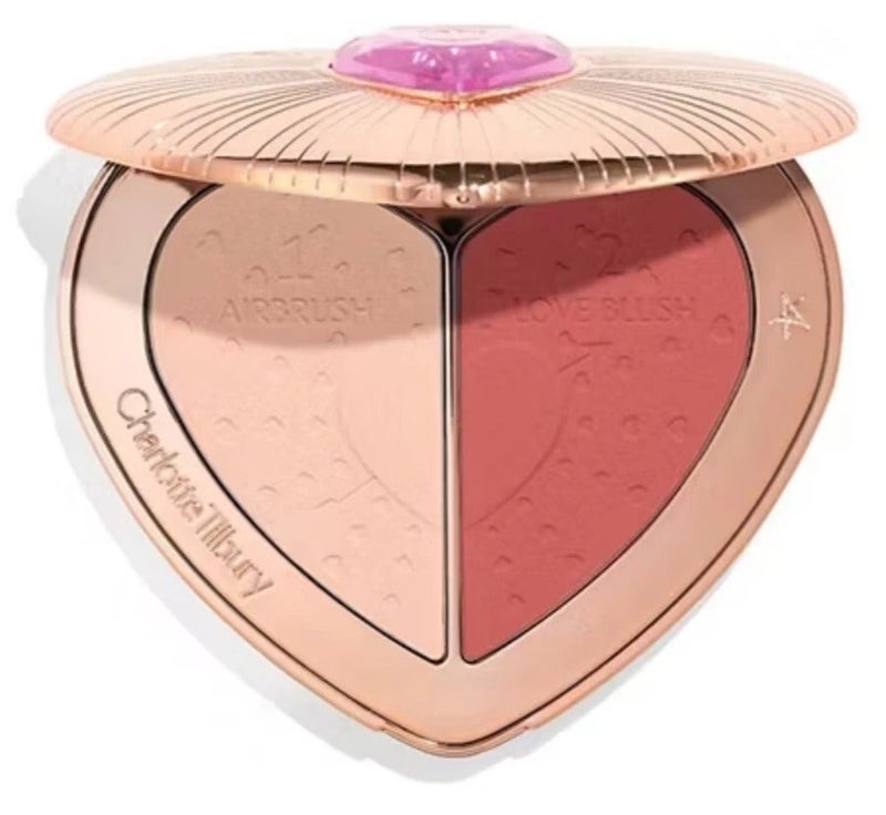 Charlotte Tilbury FLAWLESS PEACH Beauty Soulmates Brighten Blush Powder Palette - Image 1